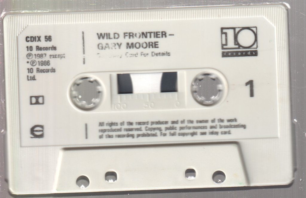 Gary Moore - Wild Frontier - Cassette