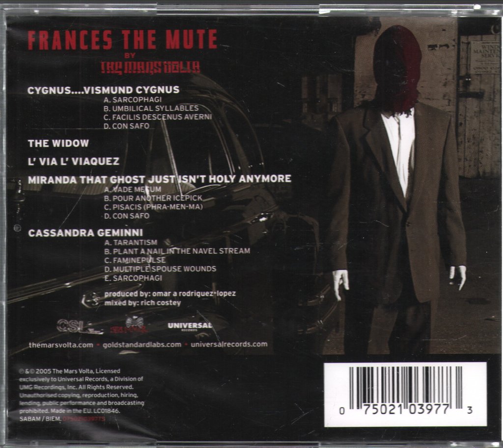 Mars Volta - Frances The Mute - Cd