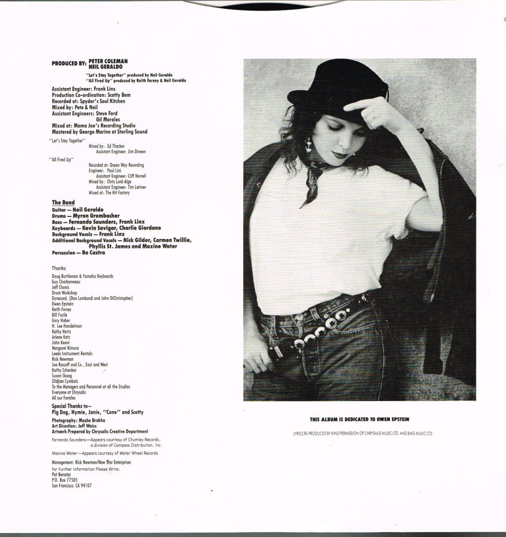 Pat Benatar - Wide Awake In Dreamland - Lp