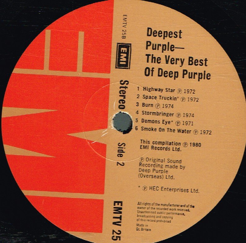 Deep Purple - Deepest Purple - Lp