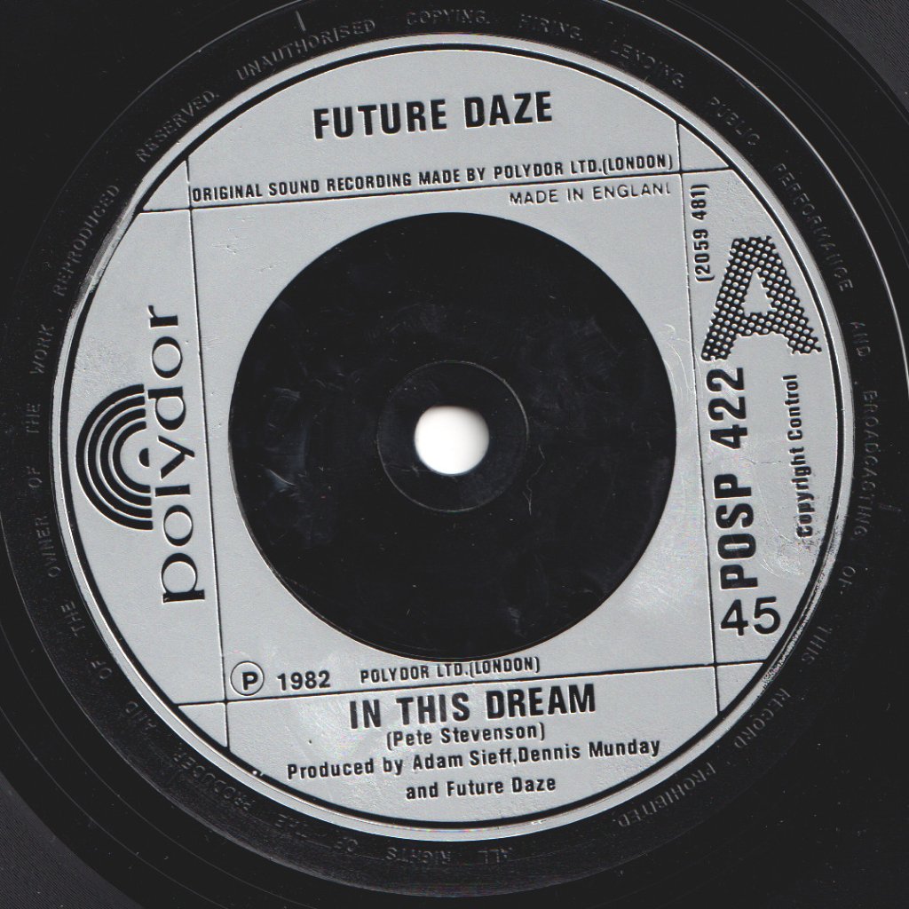 Future Daze - In This Dream - 7 Inch