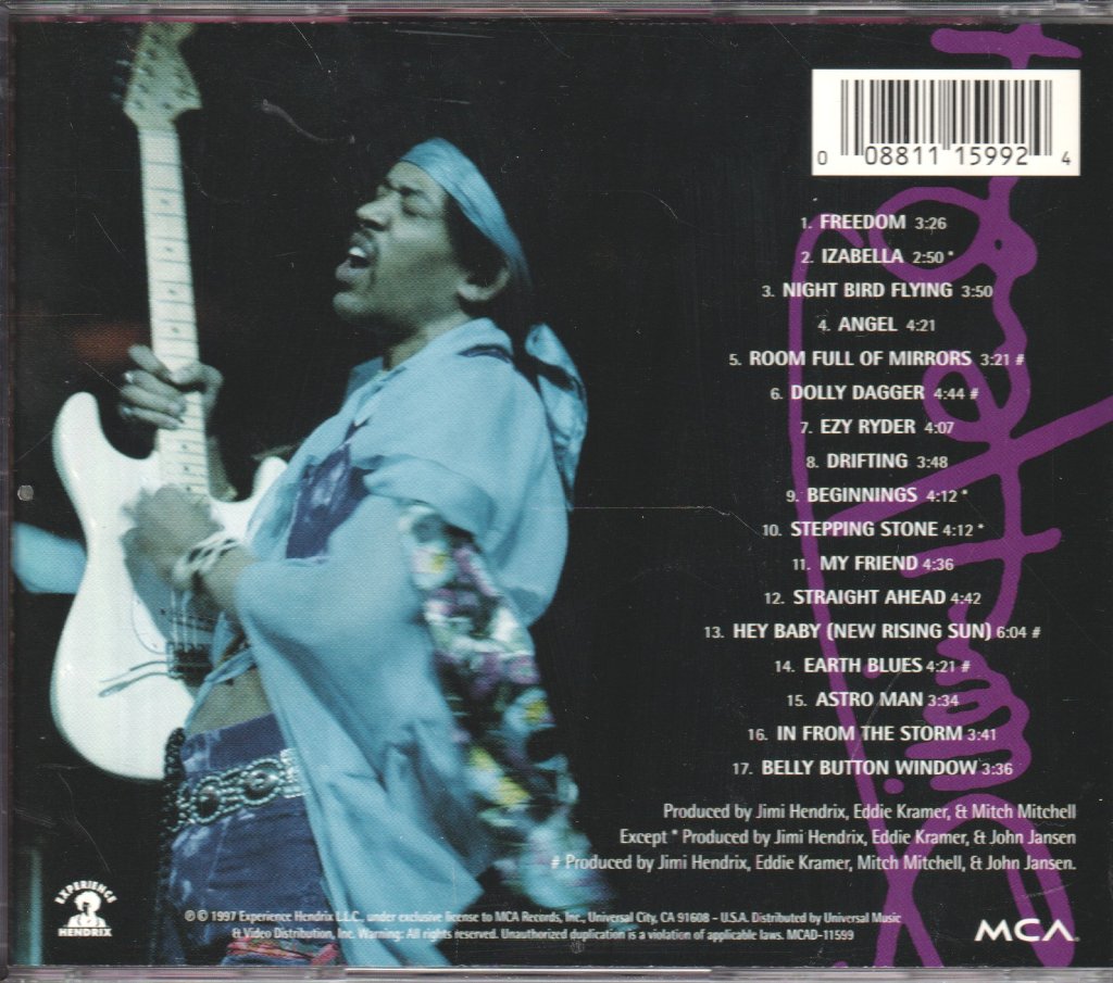 Jimi Hendrix - First Rays Of The New Rising Sun - Cd