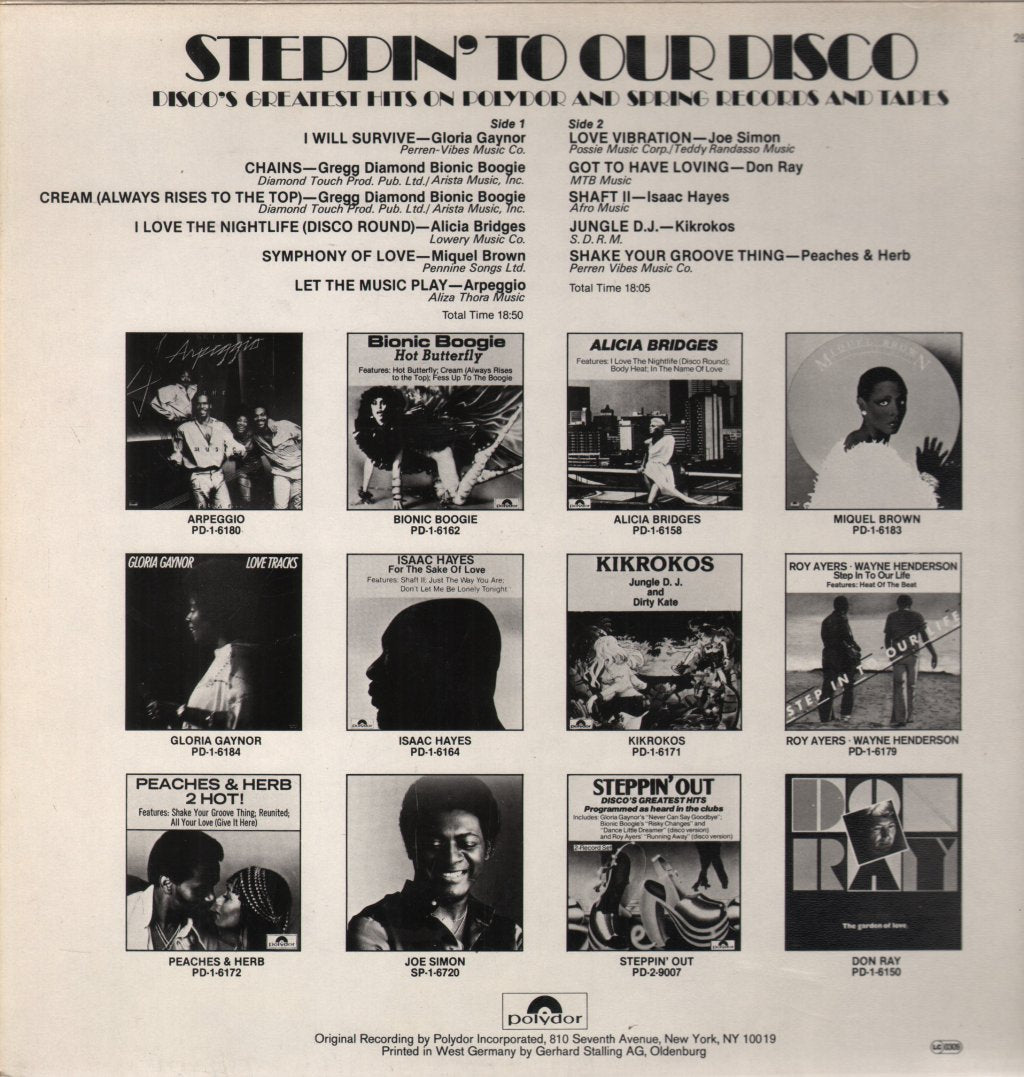 Various Artists - Steppin' To Our Disco - Lp