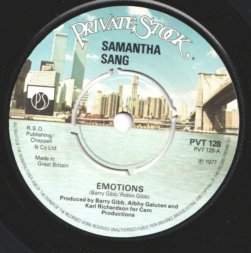 Samantha Sang - Emotions - 7 Inch