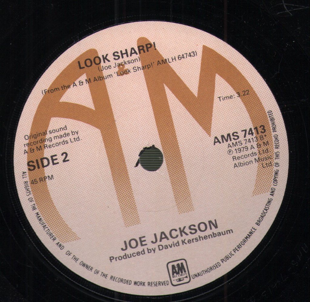 Joe Jackson - Sunday Papers - 7 Inch