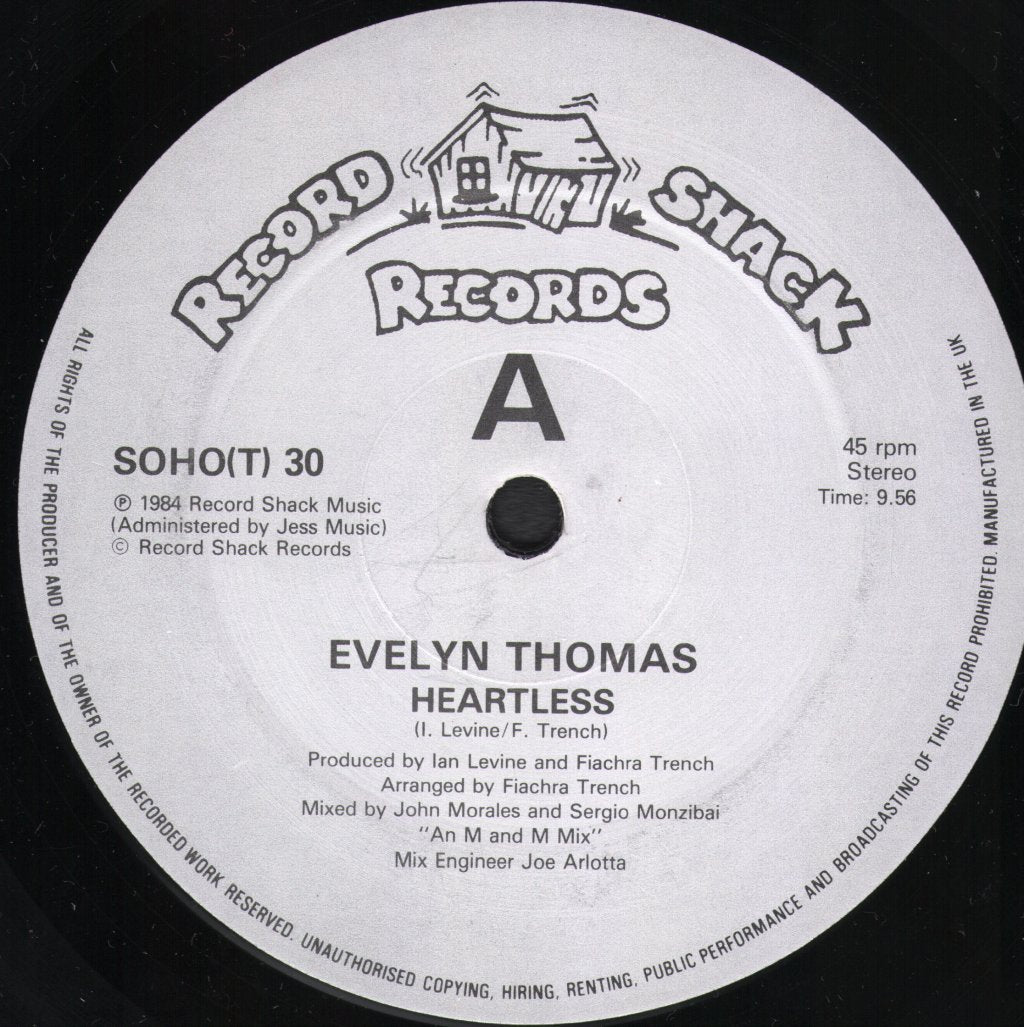 Evelyn Thomas - Heartless - 12 Inch