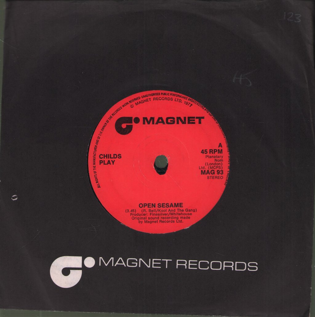 Childs Play (70'S Group) - Open Sesame - 7 Inch