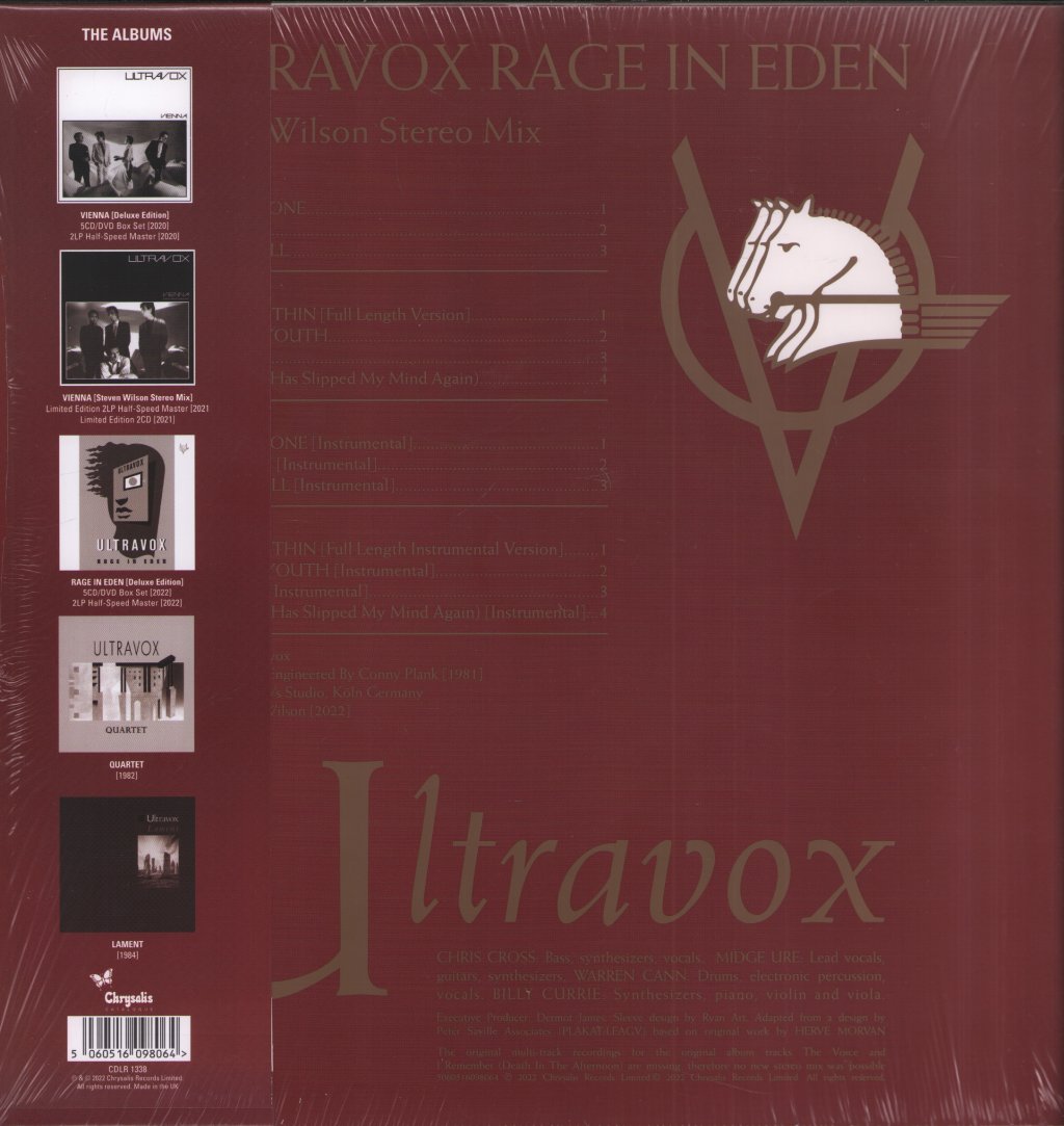 Ultravox - Rage In Eden [Steven Wilson Stereo Mix] - Lp