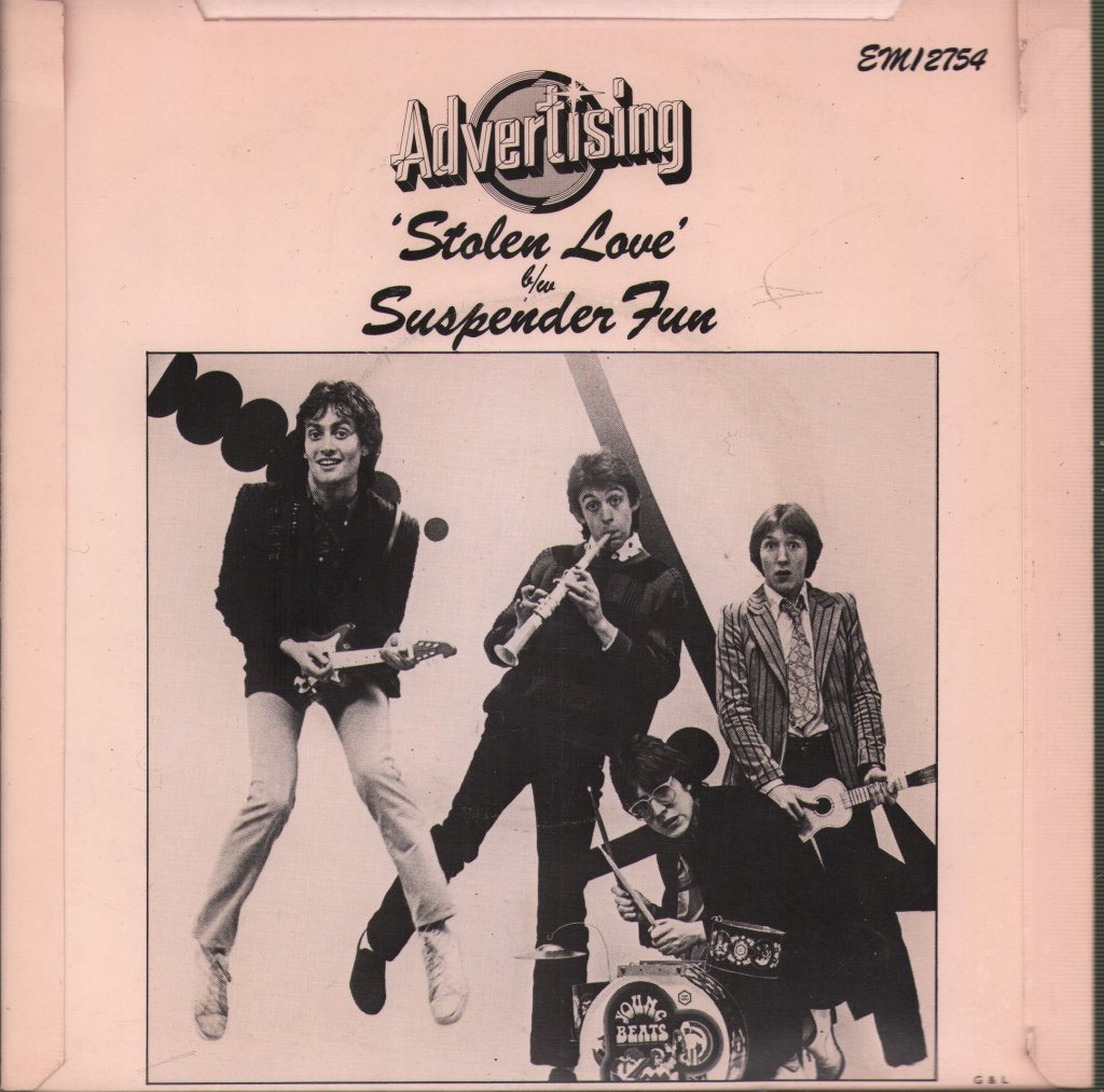 Advertising - Stolen Love / Suspender Fun - 7 Inch