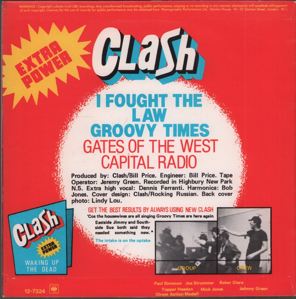 Clash - Cost Of Living Ep - 7 Inch
