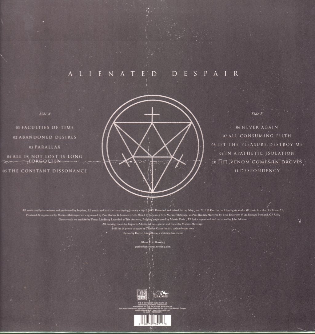 Implore - Alienated Despair - Lp