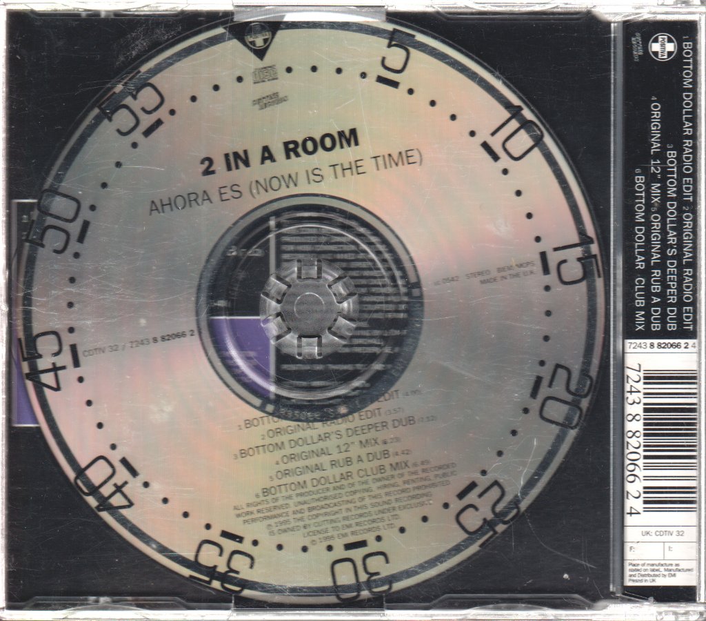 2 In A Room - Ahora Es (Now Is The Time) - Cd