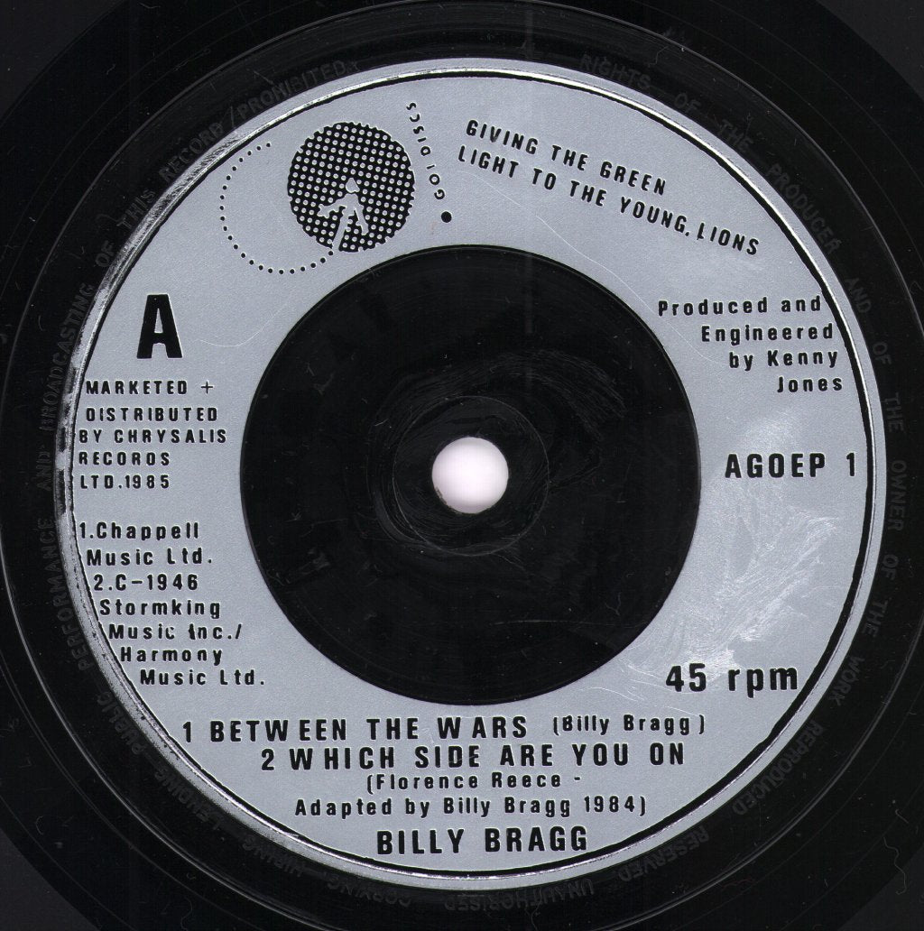 Billy Bragg - Between The Wars - 7 Inch