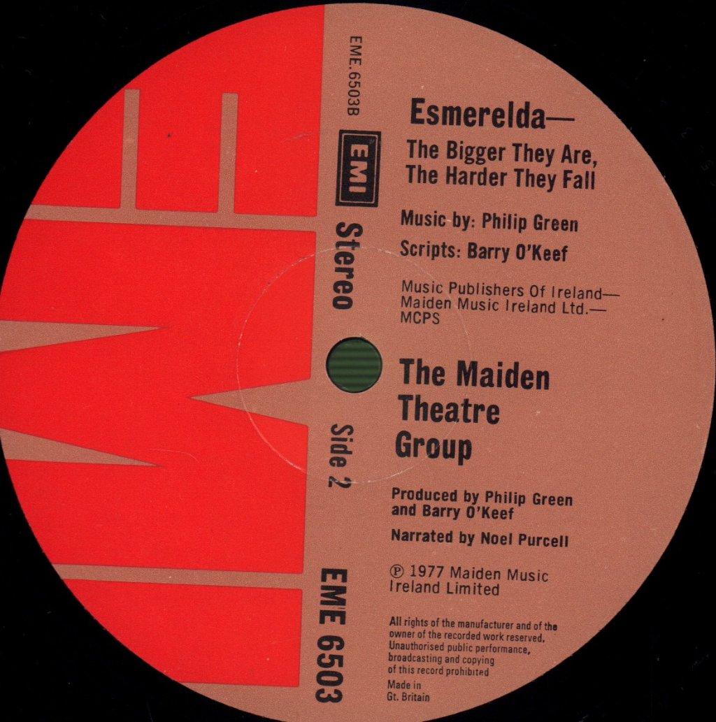 Maiden Theater Group - Toad's Army Vol. 1 - Lp