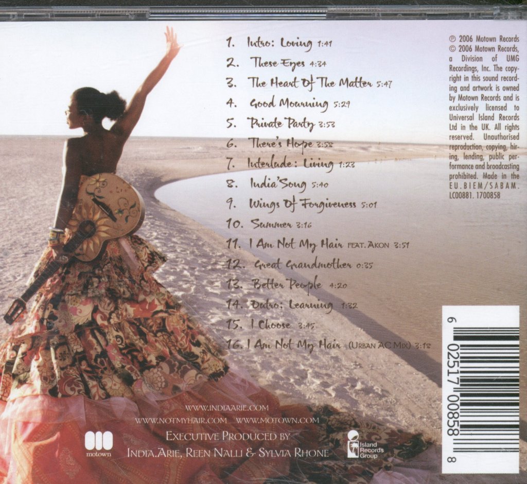 India Arie - Testimony: Vol. 1, Life & Relationship - Cd