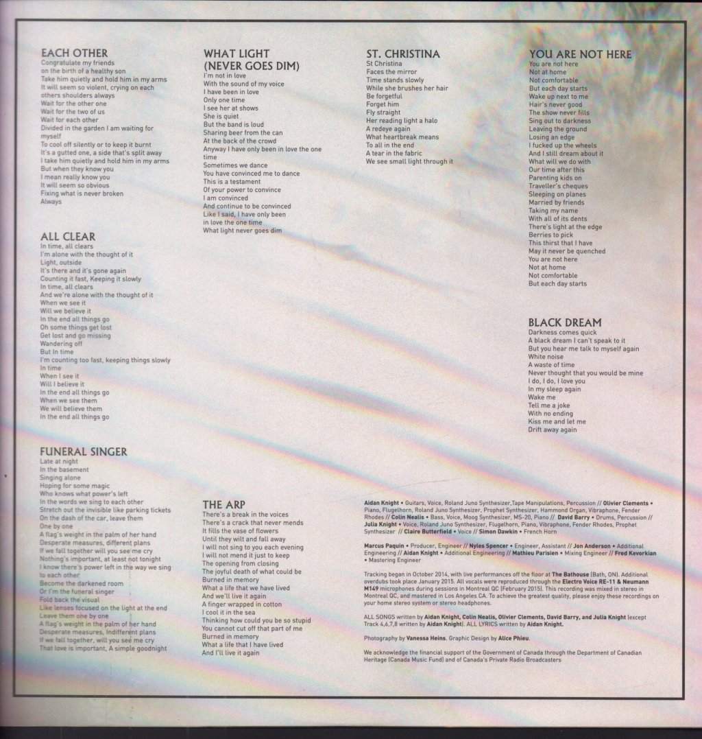Aidan Knight - Each Other - Lp