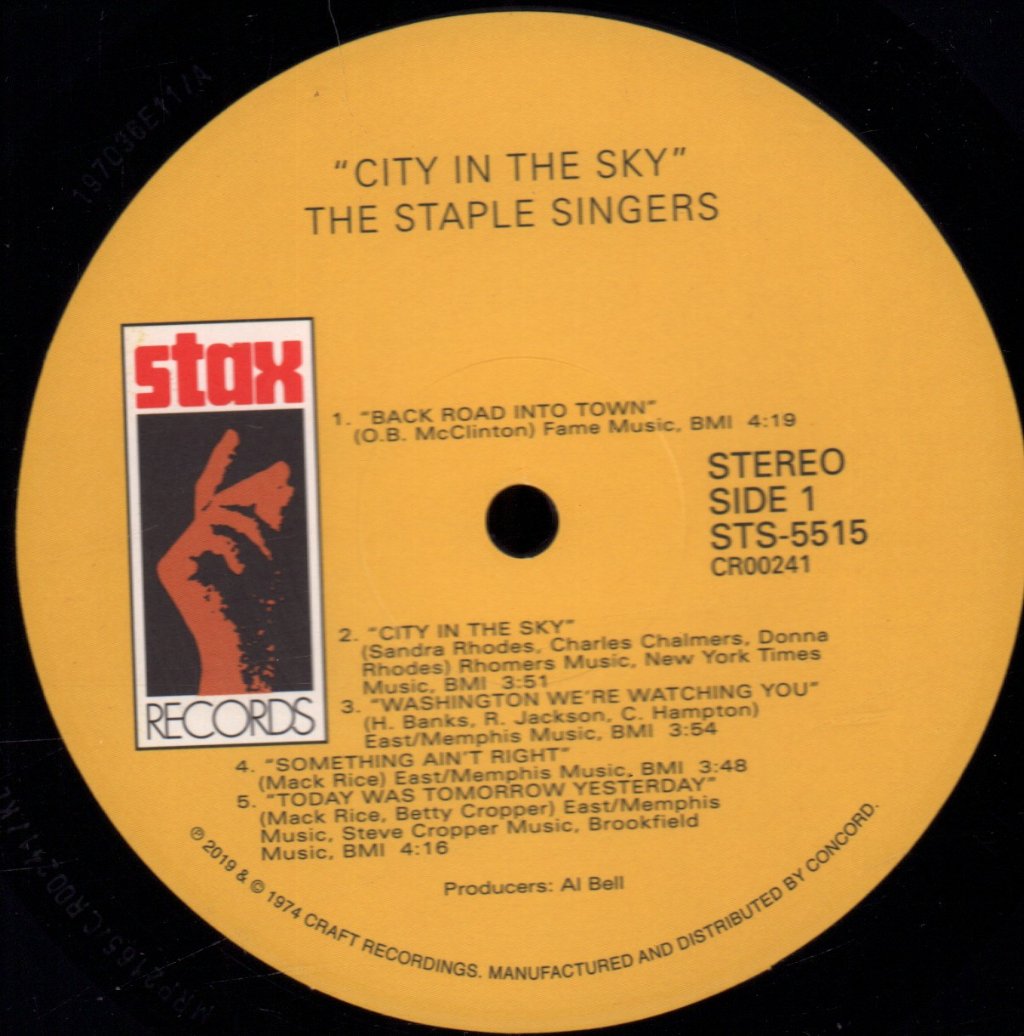 Staple Singers - City In The Sky - Lp