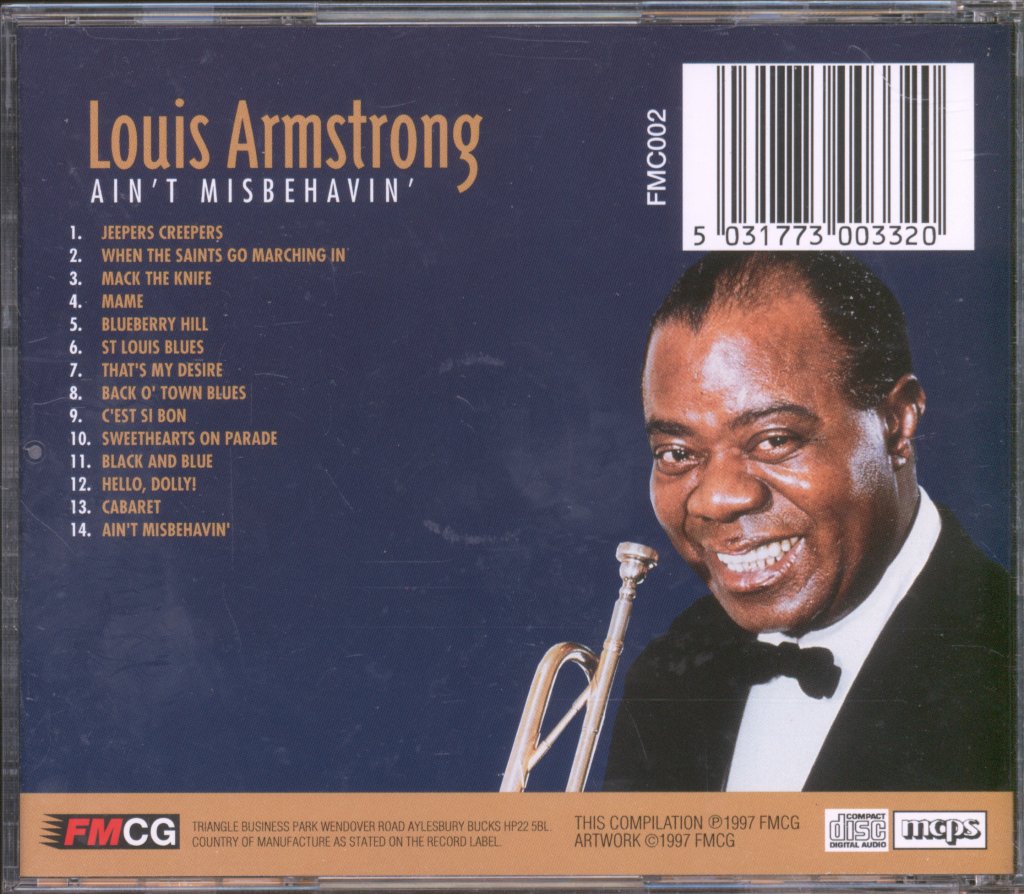 Louis Armstrong - Ain’t Misbehavin’ - Cd