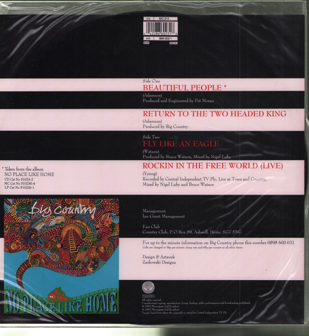 Big Country - Beautiful People - 12 Inch