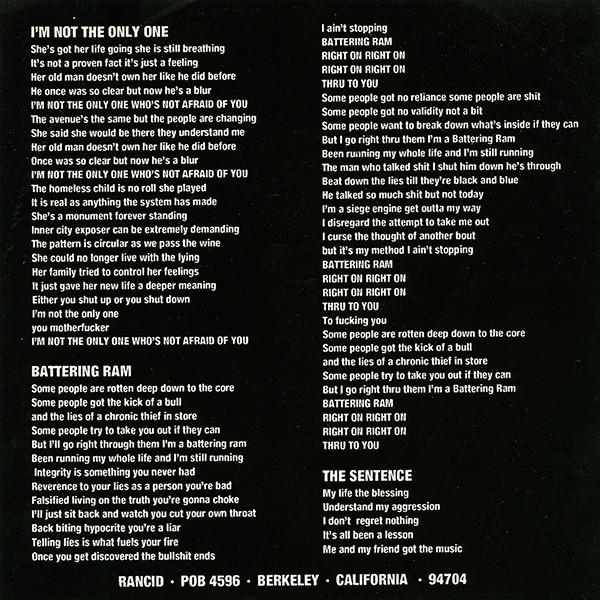 Rancid - Rancid - 7 Inch