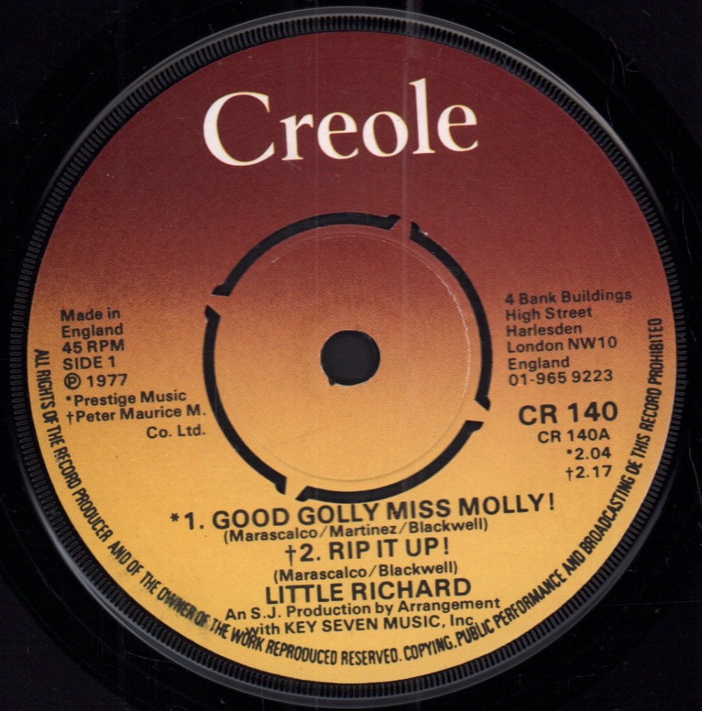 Little Richard - Good Golly Miss Molly - 7 Inch
