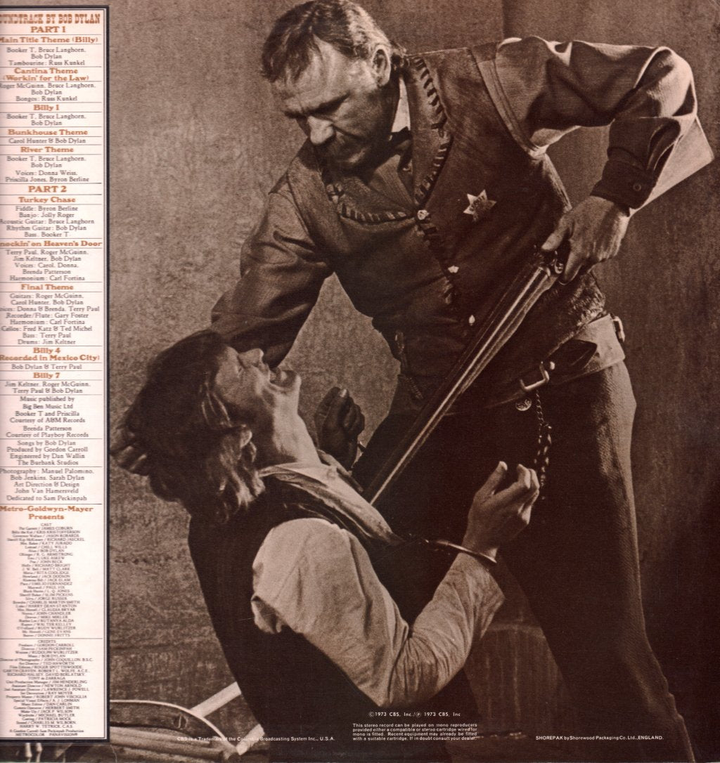 Bob Dylan - Pat Garrett & Billy The Kid - Lp