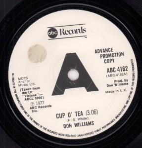 Don Williams - Cup O' Tea - 7 Inch
