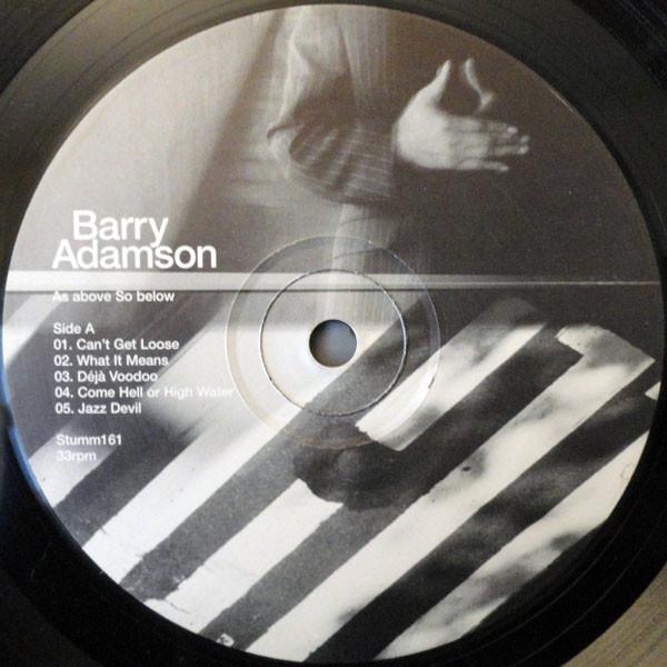 Barry Adamson - As Above So Below - Lp