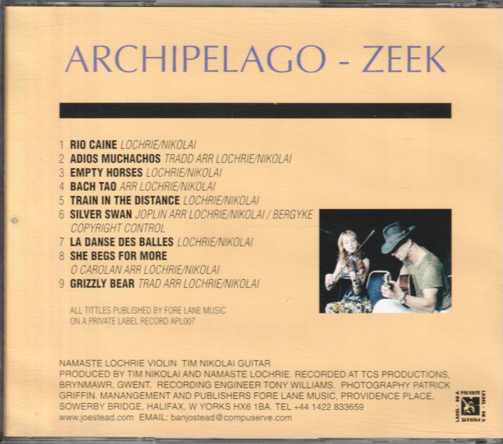 Archipelago - Zeek - Cd
