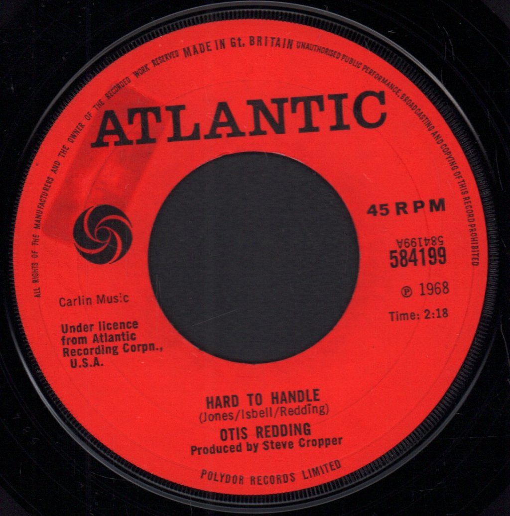 Otis Redding - Hard To Handle - 7 Inch