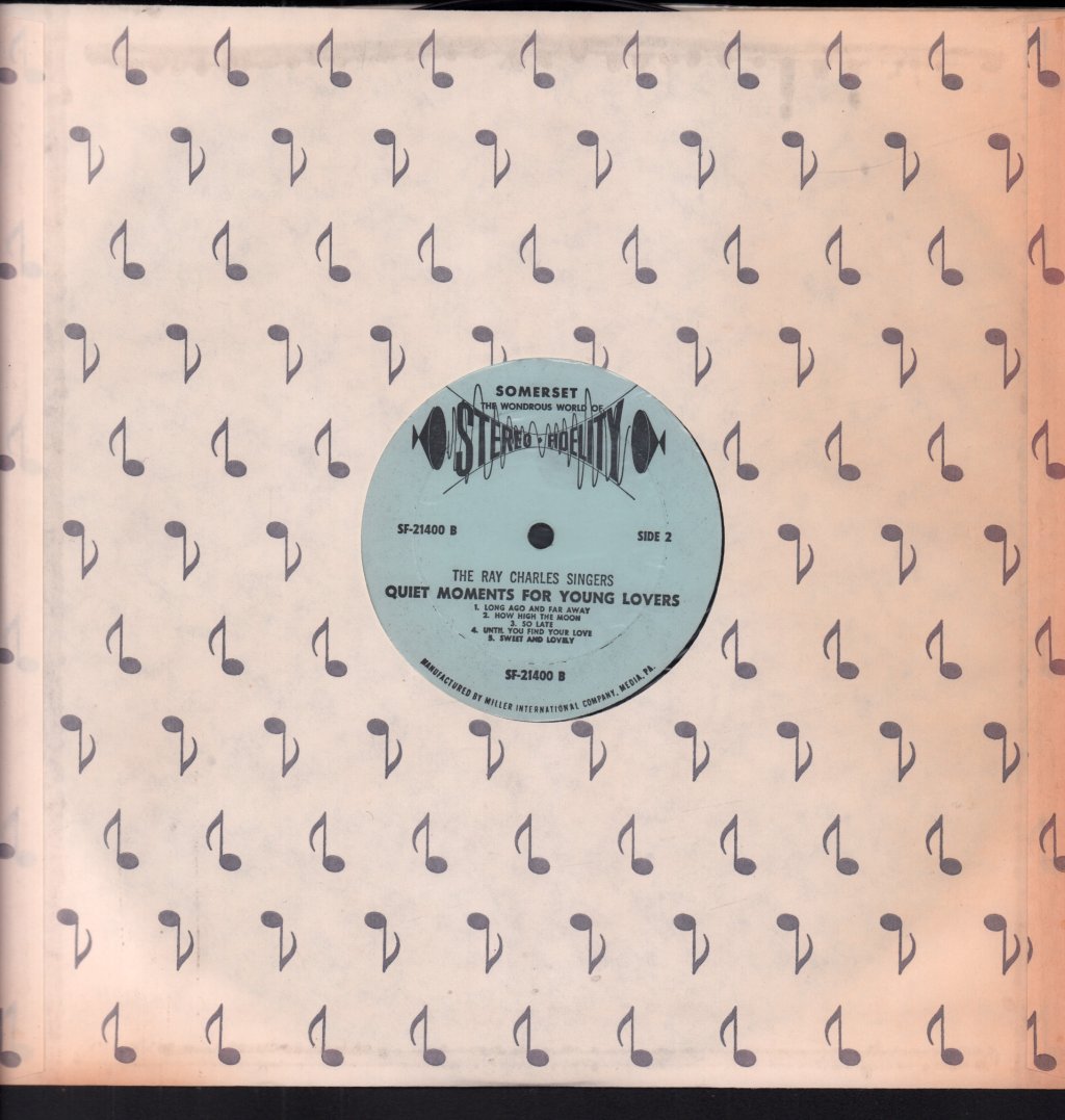 Ray Charles Singers - Quiet Moments For Young Lovers - Lp