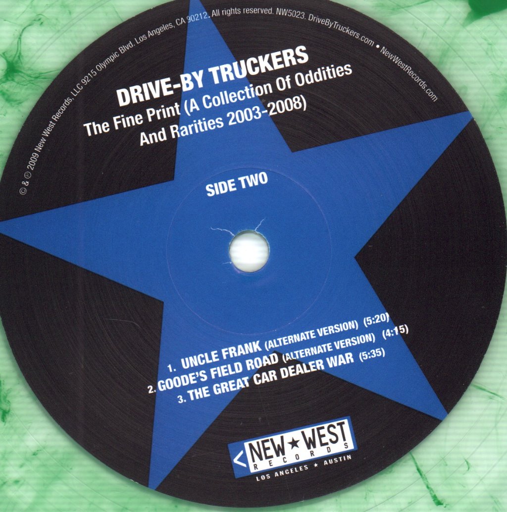 Drive-By Truckers - Fine Print (A Collection Of Oddities And Rarities) 2003-2008 - Double Lp