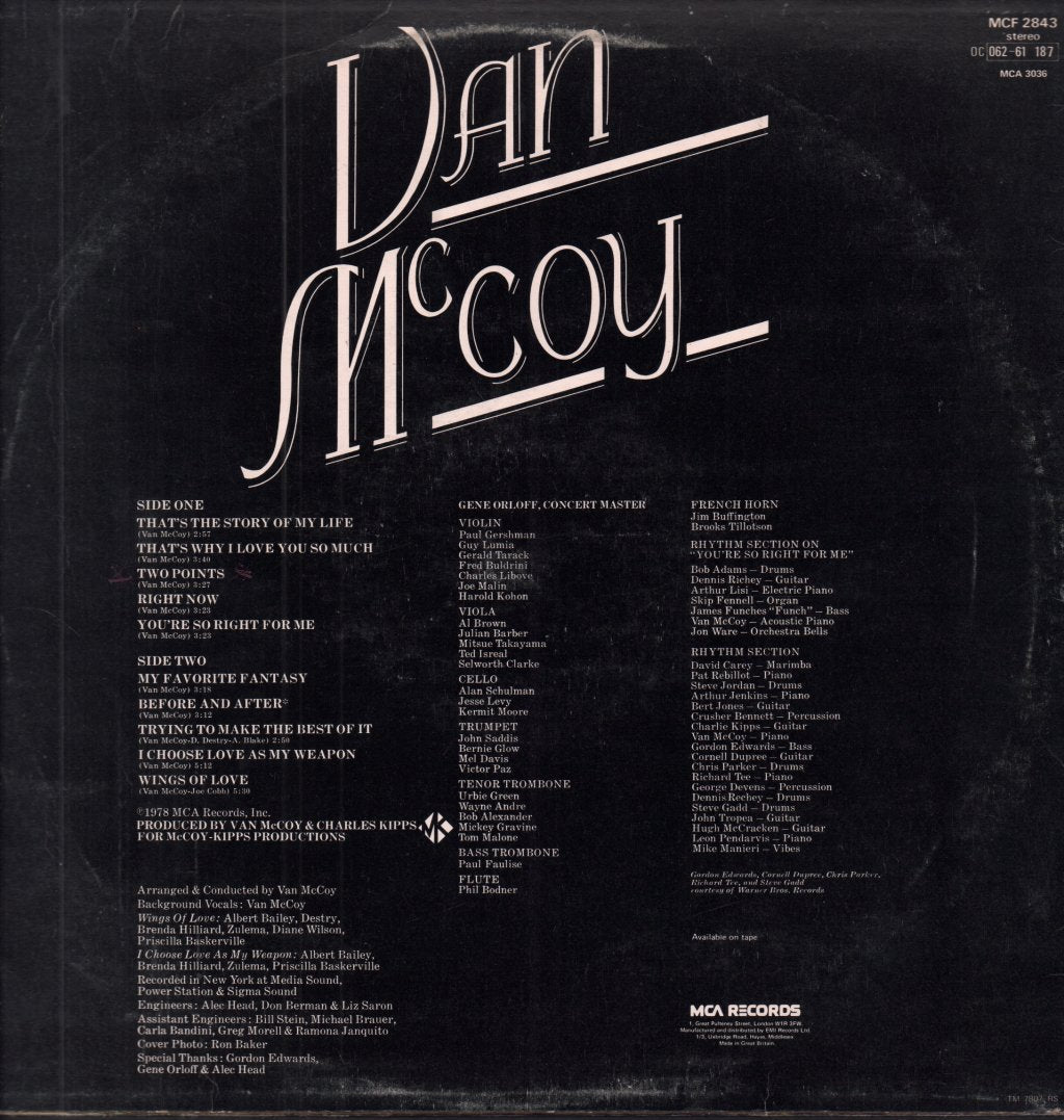 Van McCoy - My Favorite Fantasy - Lp