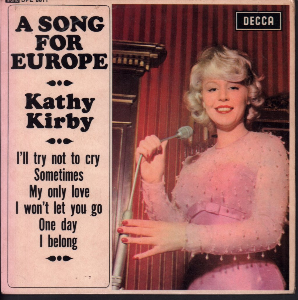 Kathy Kirby - A Song For Europe - 7 Inch