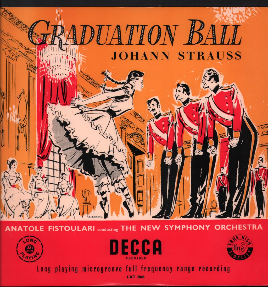 Anatole Fistoulari / New Symphony Orchestra - Johann Strauss - Graduation Ball - Lp