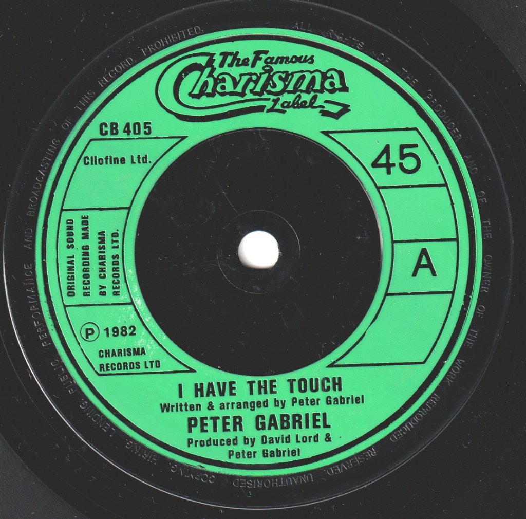 Peter Gabriel - I Have The Touch - 7 Inch