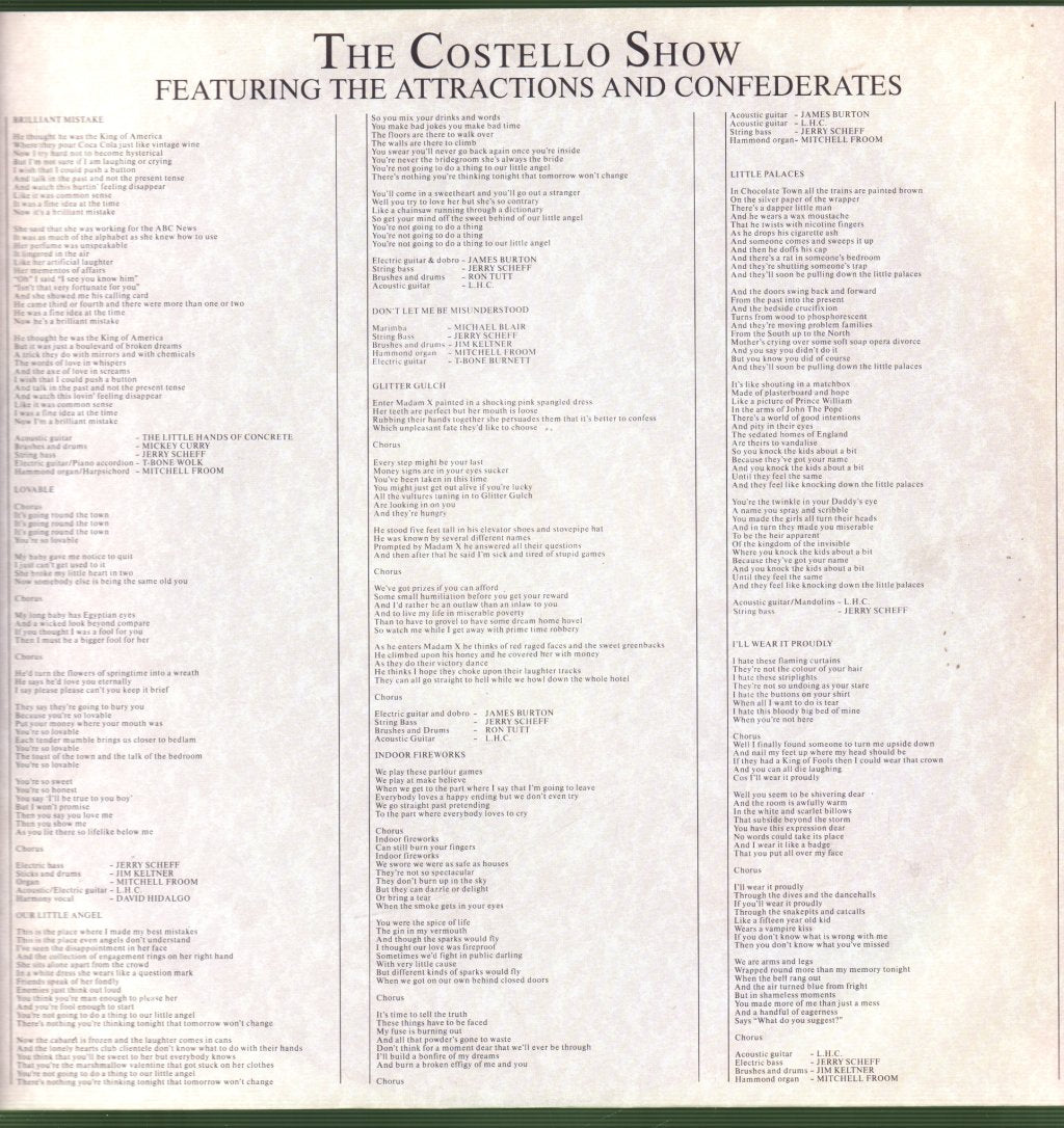 Elvis Costello - King Of America - Lp