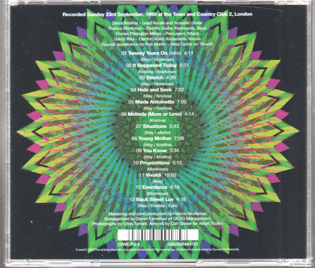 Curved Air - Alive 1990 - Cd