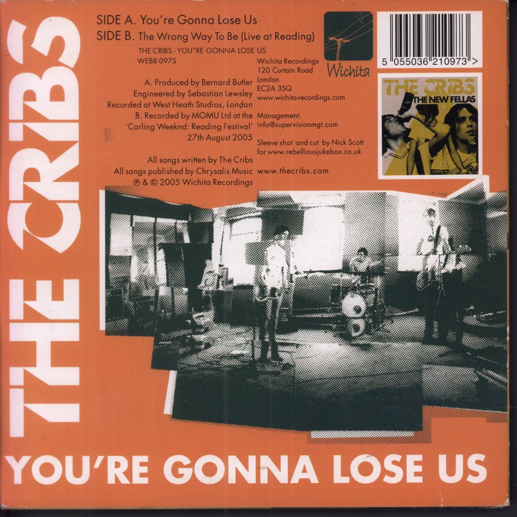 Cribs - You're Gonna Lose Us - 7 Inch