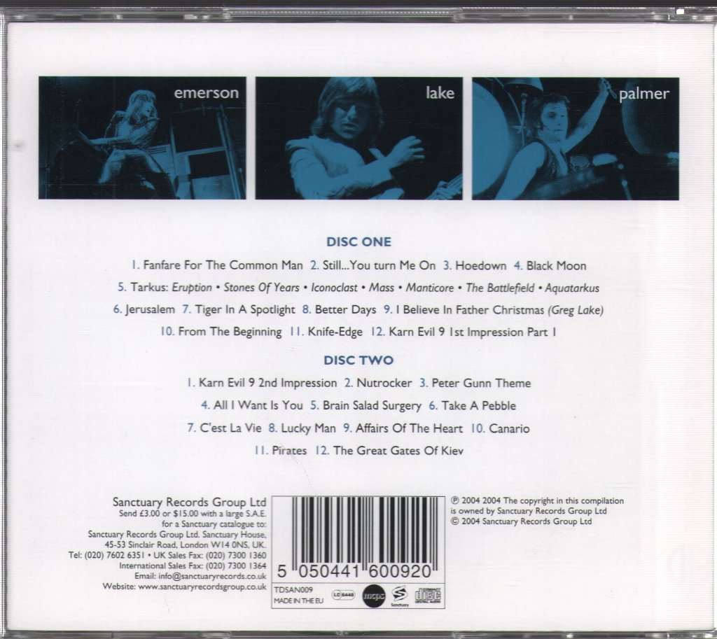 Emerson, Lake & Palmer - Ultimate Collection - Double Cd
