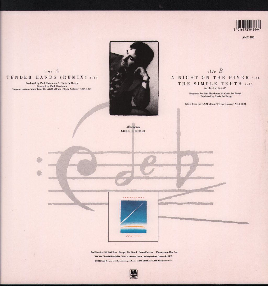 Chris De Burgh - Tender Hands - 12 Inch