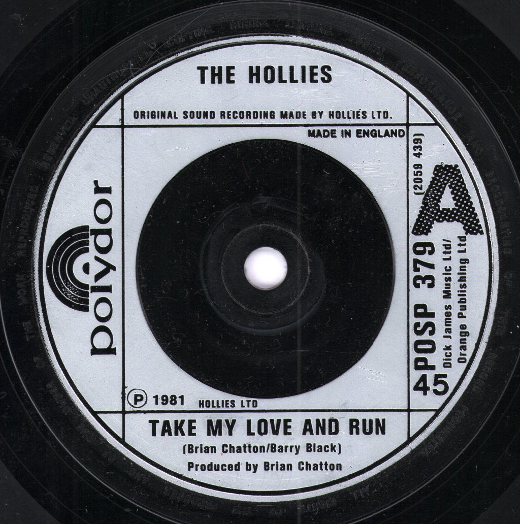 Hollies - Take My Love And Run - 7 Inch