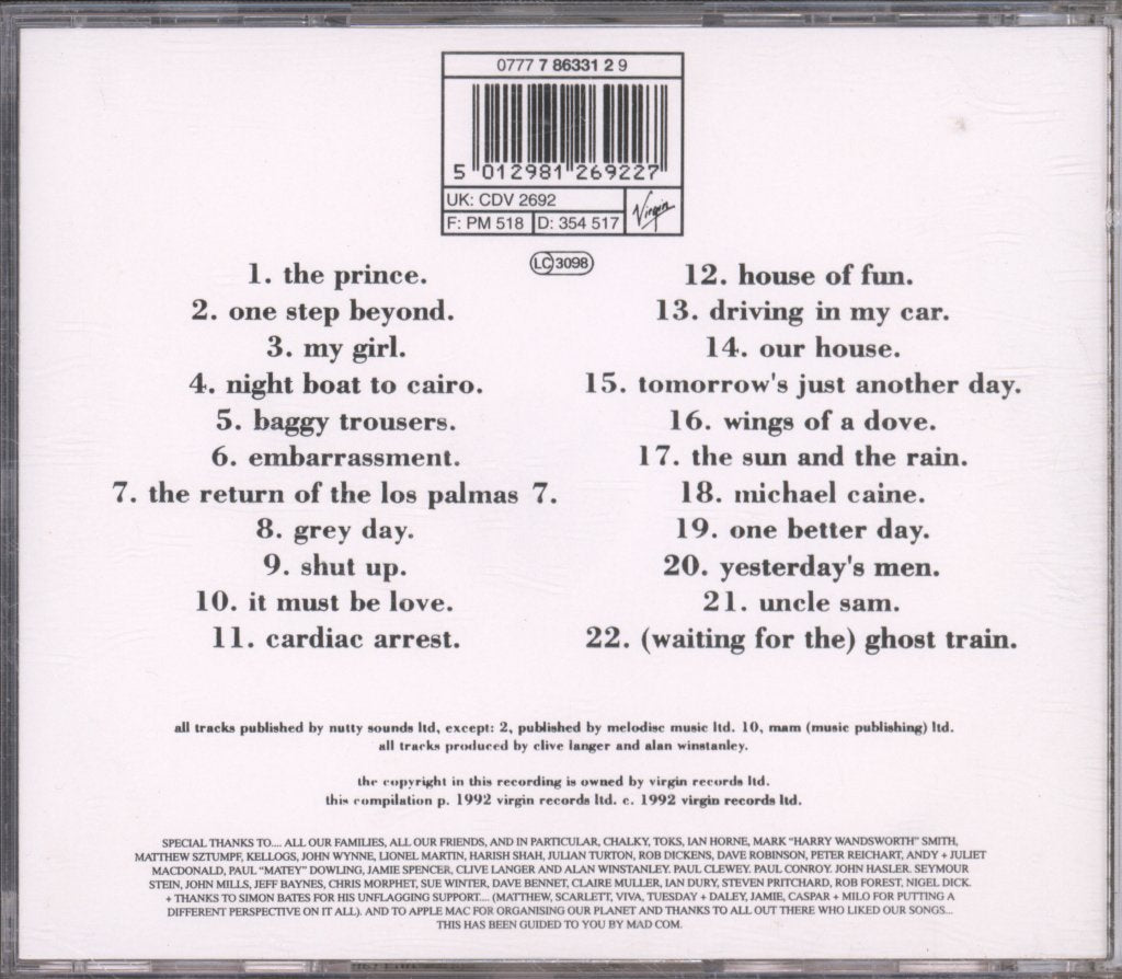 Madness - Divine Madness - Cd