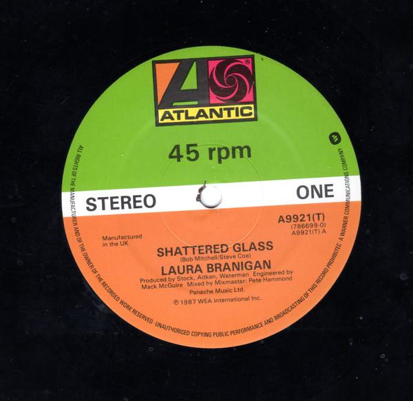 Laura Branigan - Shattered Glass / Statue In The Rain - 12 Inch