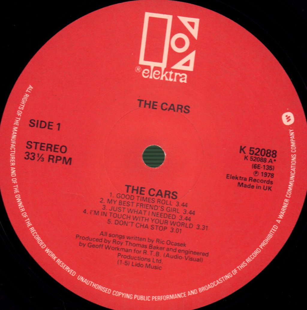Cars - Cars - Lp
