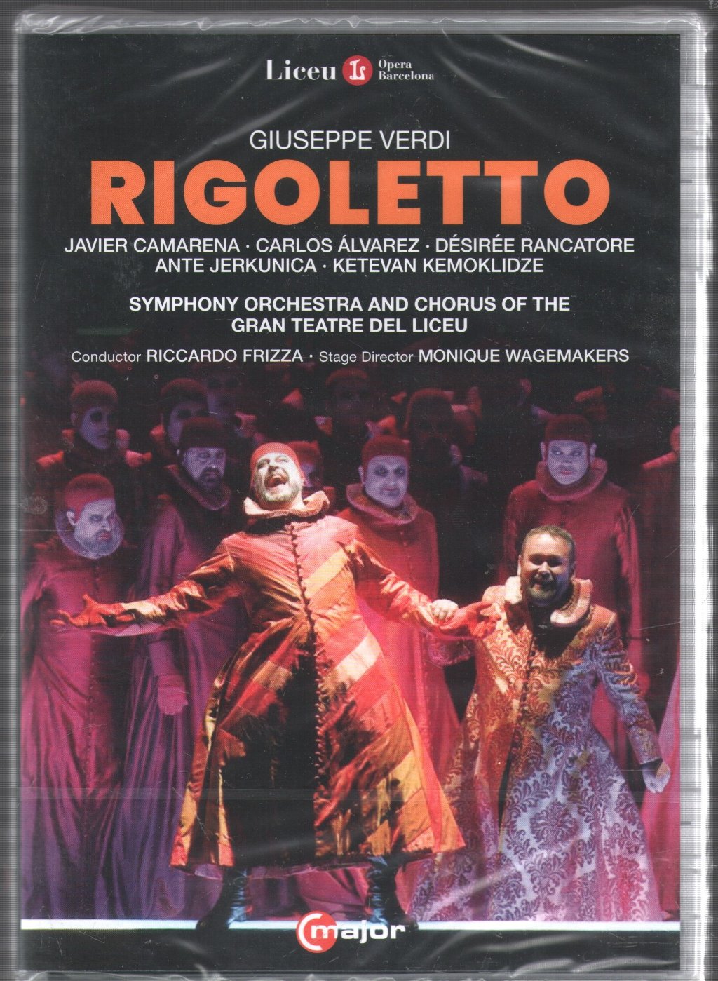 Verdi - Rigoletto. Camarena, Alvarez, Rancatore, Jerkunica, Kemoklidze, Frizza, Wagemakers - Dvd