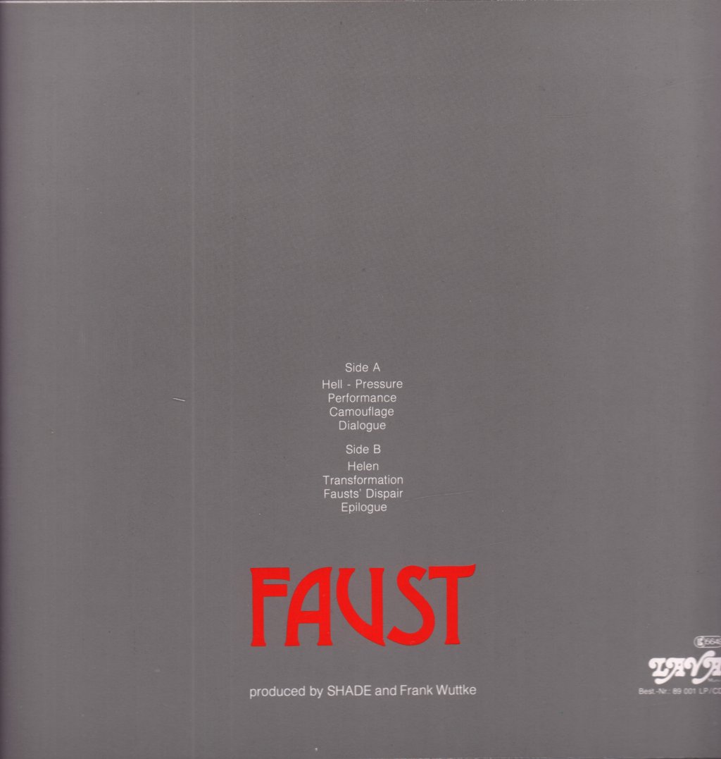Shade - Faust The Rockballett - Lp