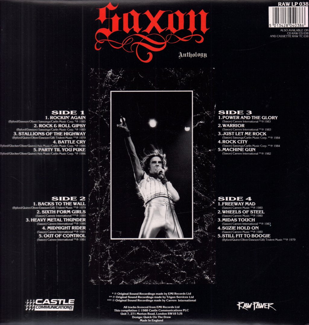 Saxon - Anthology - Double Lp