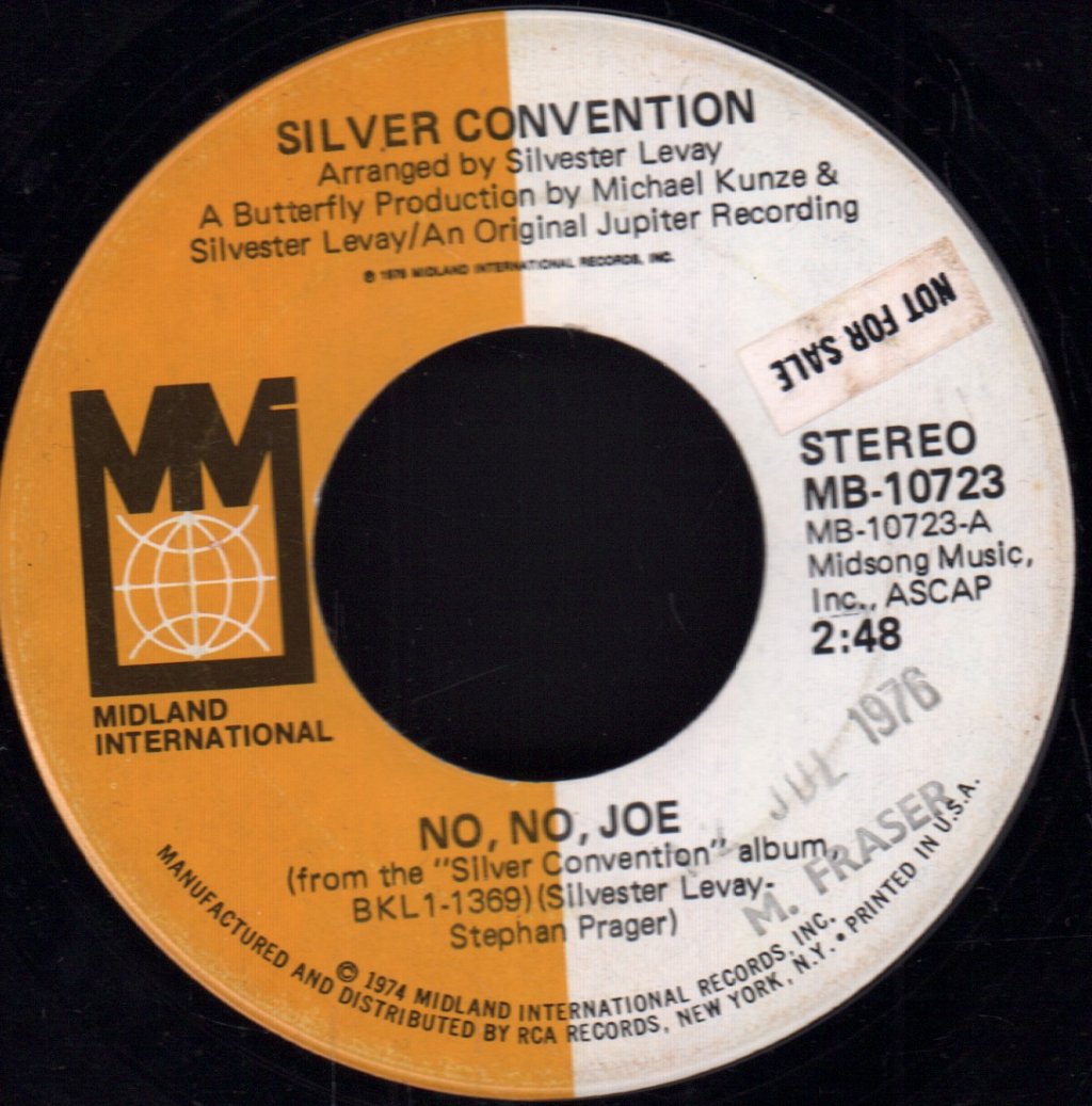 Silver Convention - No, No, Joe / Another Girl - 7 Inch