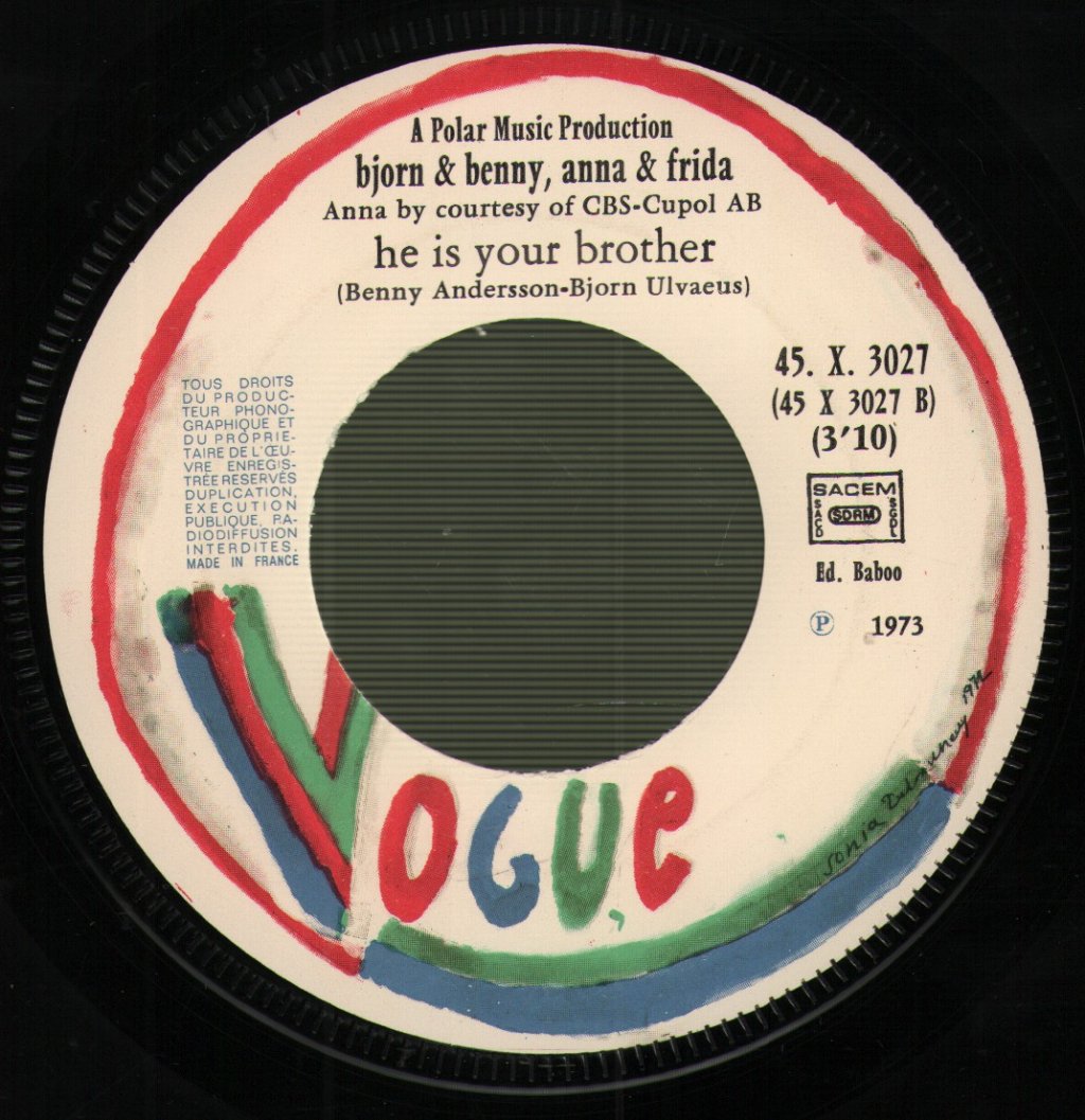Björn & Benny, Agnetha & Anni-Frid - Nina, Pretty Ballerina - 7 Inch